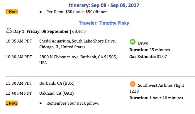 Image 7 - Printable Itinerary
